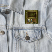 Garcya.us_signaal_gedetecteerd_v8 Vierkante Button 5,1 Cm (In situ)