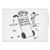 Gard - Golfer vraagt: "Hoe gaat het met mijn rijde (Voorkant Horizontaal)