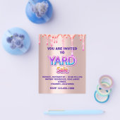 Gard Sale Garage Sale Holographic Glitter Drivers Flyer (Enkel)