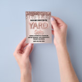 Gard Sale Roos Blush Powder Glitter Drivers Flyer (Hand)