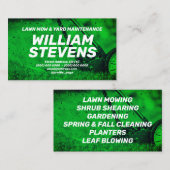 Gard services geïnspireerd op groene toon visitekaartje (Voorkant / Achterkant)