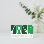 Gard tools professioneel groen wit visitekaartje (Staand voorkant)