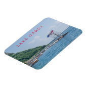 Garda haven uitzicht koelkastmagneet magneet (Linkerzijde)