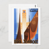 Garda Lake, Italië — Herstel van de valstrik Briefkaart (Voorkant / Achterkant)