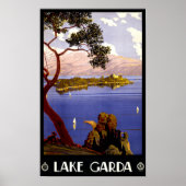 Garda Vintage Poster gerestaureerd (Voorkant)
