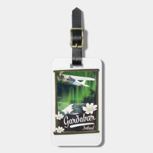 Garðabær IJsland reisposter Bagage label