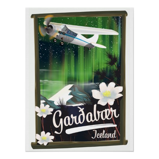 Garðabær IJsland reisposter Perfect Poster (Voorkant)
