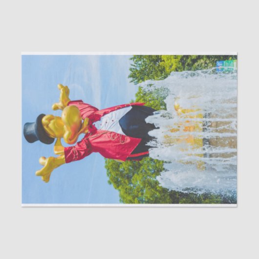 Gardaland-standbeeld, Italië Tissuepapier (Voorkant)