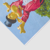 Gardaland-standbeeld, Italië Tissuepapier (Detail)