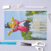 Gardaland-standbeeld, Italië Tissuepapier (Craft)