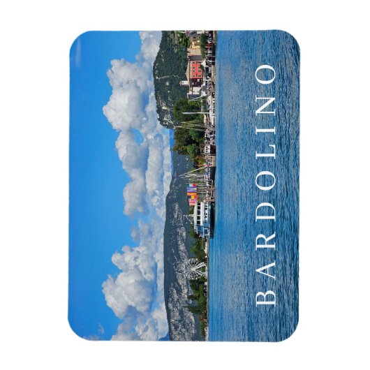 Gardameer Bardolino panoramisch uitzicht koelkastm Magneet (Verticaal)
