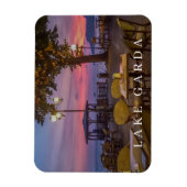 Gardameer in de schemering uitzicht koelkastmagnee magneet (Verticaal)