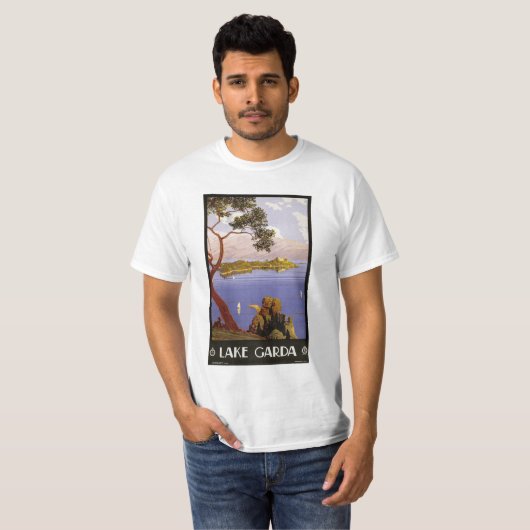 Gardameer Italië kleding T-shirt (Voorkant volledig)