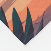 Gardameer Italië Travel Art Vintage Fleece Deken (Hoek)