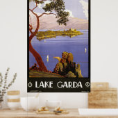 Gardameer Reizen Poster (Keuken)