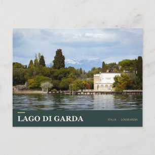 Gardameer villa en Alpenoever Briefkaart