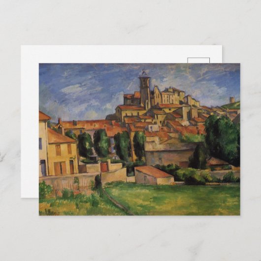 Gardanne door Paul Cezanne Briefkaart (Voorkant / Achterkant)