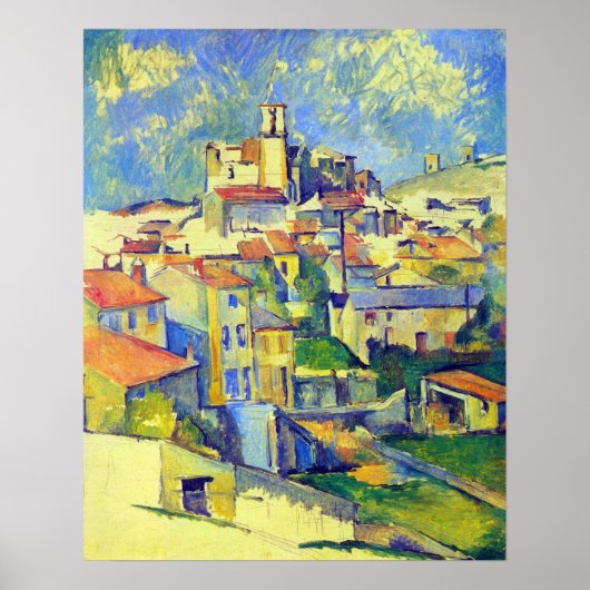 Gardanne door Paul Cezanne Poster (Voorkant)