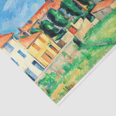 Gardanne (horizontaal Uitzicht) van Paul Cezanne Tissuepapier (Detail)