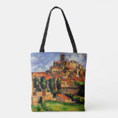 Gardanne, populaire schilderij van Paul Cezanne Tote Bag (Achterkant)