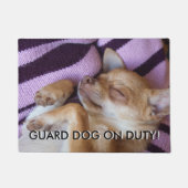 Garde Dog op dienst! Deurmat (Voorkant)