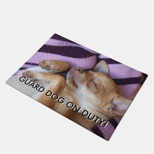Garde Dog op dienst! Deurmat (Schuin)