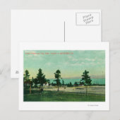 Garde House, Uitzicht Vlag bij Presidio Briefkaart (Voorkant / Achterkant)