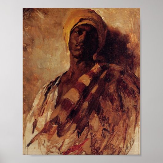 Garde van de Harem door Duveneck Poster (Voorkant)