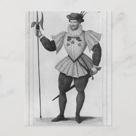 Garde van het provostship van Parijs Briefkaart (Voorkant)