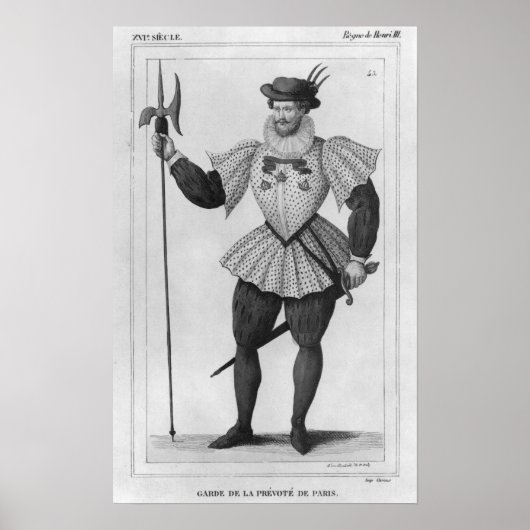 Garde van het provostship van Parijs Poster (Voorkant)