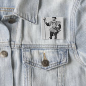 Garde van het provostship van Parijs Vierkante Button 5,1 Cm (In situ)
