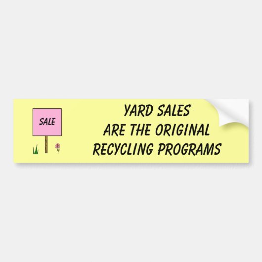 GARDE VERKOOP - bumpersticker (Voorkant)