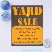 GARDE VERKOOPFLYER/SIGN FLYER (Enkel)