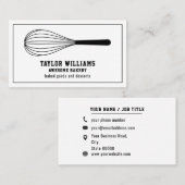 Gardebakkerij Bakkerij Bakker Gebakken Gebakwaren Visitekaartje (Voorkant / Achterkant)