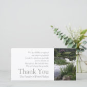 Garden 2 Vreedzame sympathie voor het feest 2 Bedankkaart (Staand voorkant)