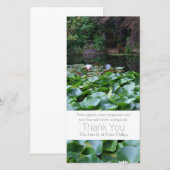 Garden 5 Lotus Sympathie Bedankkaart (Voorkant / Achterkant)