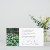 Garden 5 Lotus Sympathy Dank u 2 Bedankkaart (Staand voorkant)