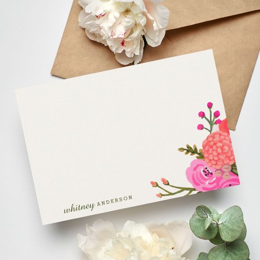  garden - Aangepaste schrijfbenodigdheden Notitiekaartje