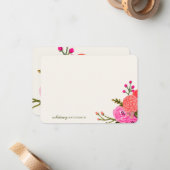  garden - Aangepaste schrijfbenodigdheden Notitiekaartje (Voorkant / Achterkant in situ)