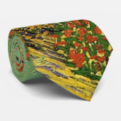 Garden achter een huis. Vincent van Gogh. Stropdas (Opgerold)