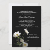 Garden Anemone Flower Afstuderen Kaart (Achterkant)