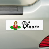 Garden Angel "Bloom" Bumpersticker (Op auto)