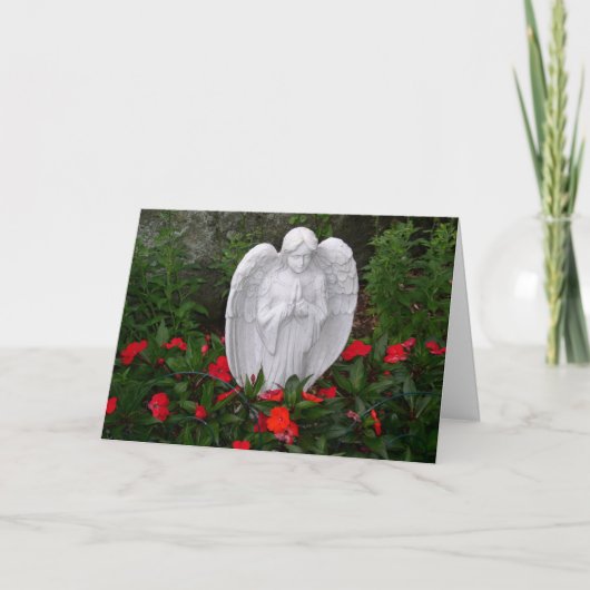 Garden Angel Thoughts Kaart (Voorkant)