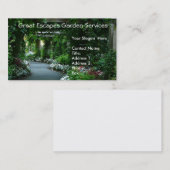 Garden Arbor Walkway Business Card Template Visitekaartje (Voorkant / Achterkant)