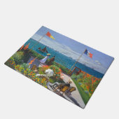 Garden At Saint Adresse Painting By Claude Monet Deurmat (Schuin)