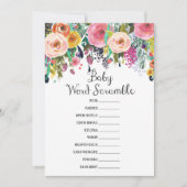 Garden Baby shower Game w antwoord 5x7 formaat Kaart (Voorkant)