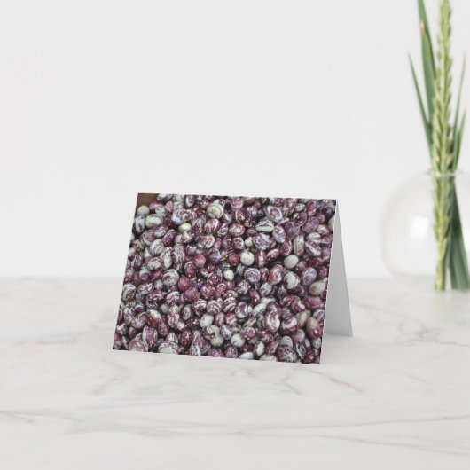 Garden Beans Notecard Kaart (Voorkant)