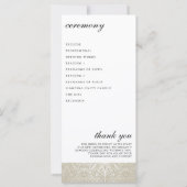 Garden Bee Ceremony Programma (Achterkant)