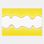 Garden Bee Sunflower Patroon Inpakpapier Vel (Voorkant 3)