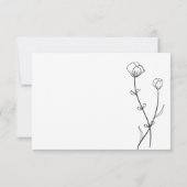 Garden Bee Wedding RSVP Kaartje (Achterkant)